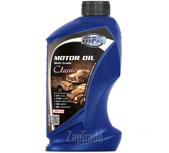 Купить моторное масло Mpm oil Multi Grade Classic Минеральное | Артикул 01001B