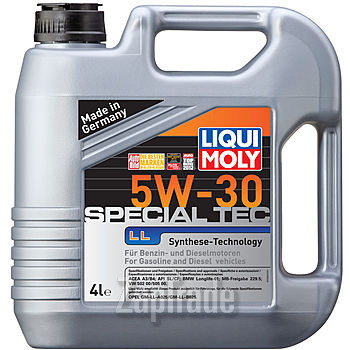 Купить моторное масло Liqui moly НС-синтетическое моторное масло Special Tec LL 5W-30 Синтетическое | Артикул 7654