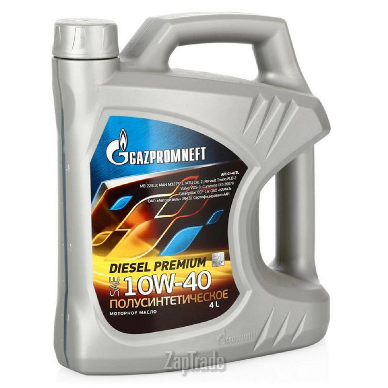 Купить моторное масло Gazpromneft Diesel Premium 10W-40 Полусинтетическое | Артикул 4650063110084