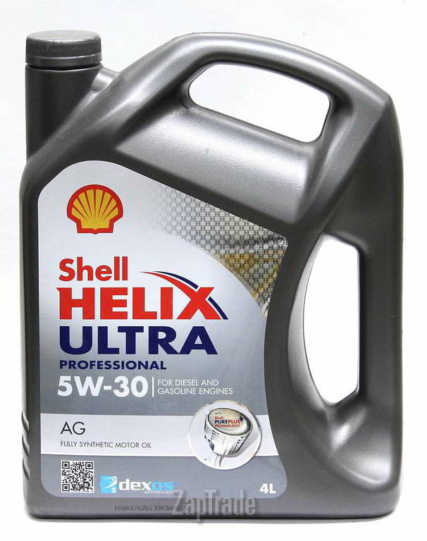 Купить моторное масло Shell Helix Ultra Pro AG Синтетическое | Артикул 550040559