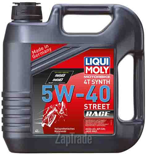 Купить моторное масло Liqui moly Motorrad Synth 4T Синтетическое | Артикул 8070