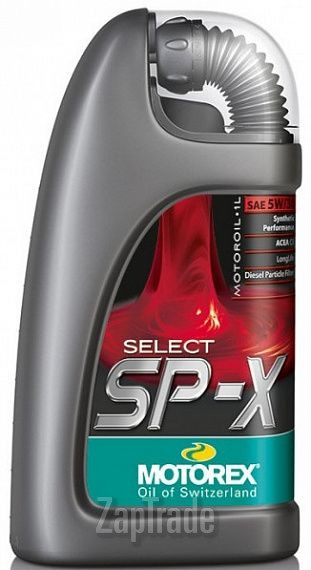 Купить моторное масло Motorex Select SP-X Синтетическое | Артикул 303293