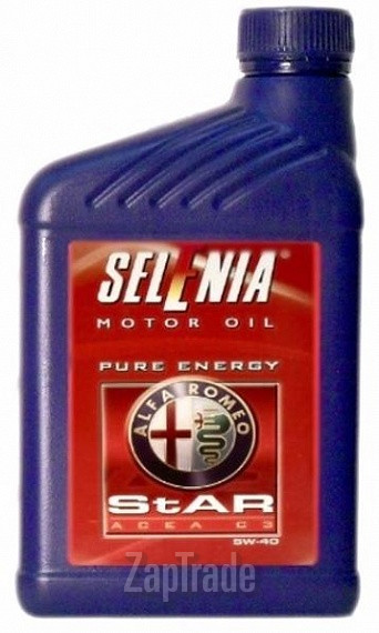 Купить моторное масло Selenia StAR Pure Energy 5W-40 Синтетическое | Артикул 14131619