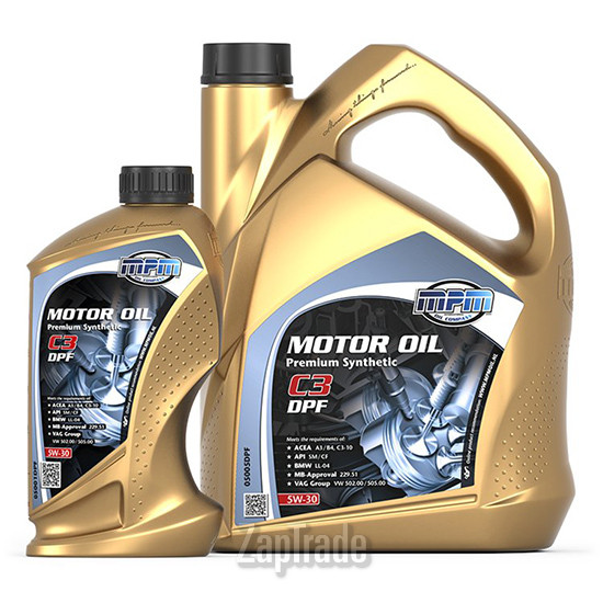 Купить моторное масло Mpm oil Premium Synthetic C3 DPF Синтетическое | Артикул 05005DPF