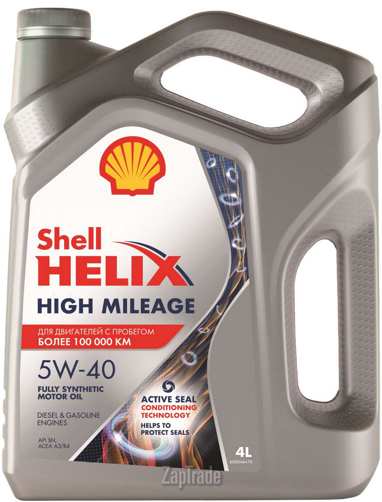 Купить моторное масло Shell Helix High Mileage Синтетическое | Артикул 550050425