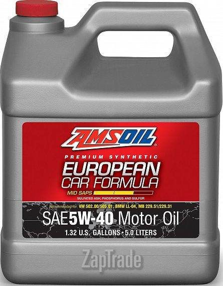   Amsoil European Car Formula Mid-SAPS Synthetic Motor Oil 