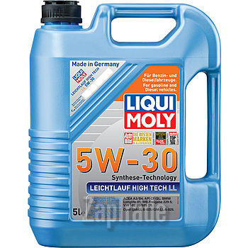 Купить моторное масло Liqui moly НС-синтетическое моторное масло Leichtlauf High Tech LL 5W-30 Синтетическое | Артикул 39007
