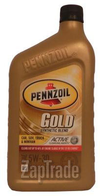 Купить моторное масло Pennzoil Gold Synthetic Blend Motor Oil Полусинтетическое | Артикул 071611900690