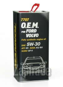 Купить моторное масло Mannol 7707 O.E.M. for Ford Volvo 5W-30 (5л.) metal | Артикул 4042