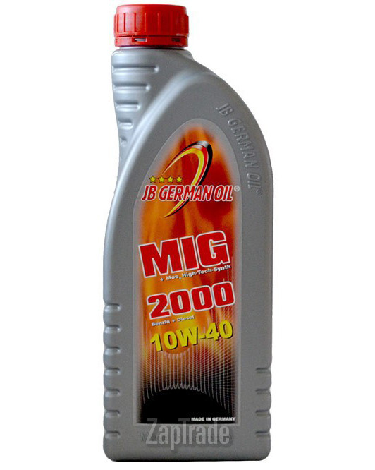 Купить моторное масло Jb german oil MIG 2000 MOS 2 10W-40 Полусинтетическое | Артикул 4027311001133