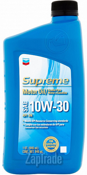 Купить моторное масло Chevron Supreme Synthetic Blend Синтетическое | Артикул 220155722