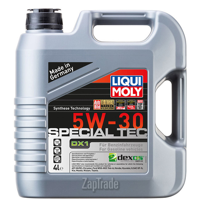 Купить моторное масло Liqui moly Special Tec DX1 Синтетическое | Артикул 20968
