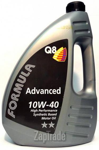 Купить моторное масло Q8 Formula Advanced 10W-40 Полусинтетическое | Артикул 101118001654