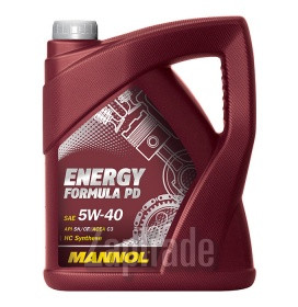 Купить моторное масло Mannol Energy Formula PD 5W-40 (MN7913-5) Синтетическое | Артикул 1014