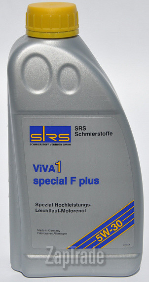 Купить моторное масло Srs VIVA 1 Special F Plus 5W-30 Синтетическое | Артикул 4561