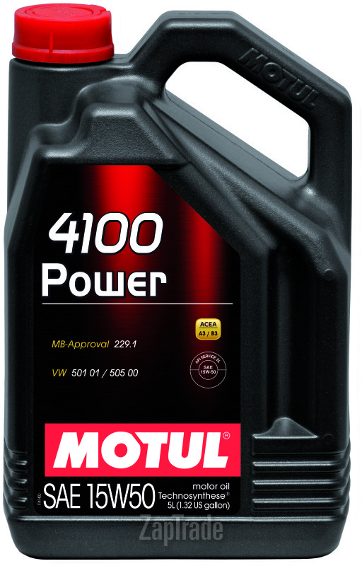 Купить моторное масло Motul 4100 POWER Полусинтетическое | Артикул 100271