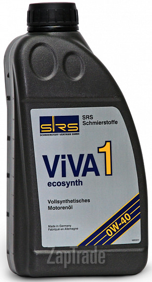 Купить моторное масло Srs Viva 1 Ecosynth 0W-40 Синтетическое | Артикул 7213