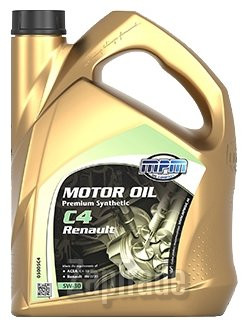 Купить моторное масло Mpm oil Premium Synthetic C4 Renault Синтетическое | Артикул 05005C4