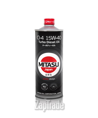 Купить моторное масло Mitasu TURBO DIESEL CI-4 15W-40 | Артикул MJ2311