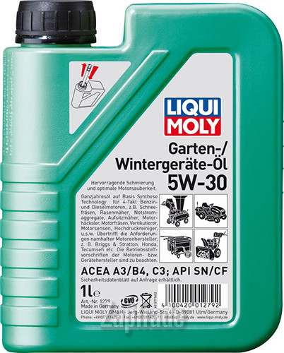 Купить моторное масло Liqui moly Garten Wintergerate Oil Синтетическое | Артикул 1279