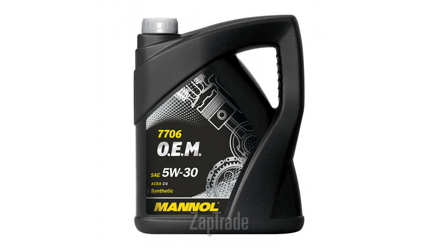 Купить моторное масло Mannol 7706 O.E.M. 5W30 for RENAULT NISSAN 5 л. Синтетическое | Артикул 4045