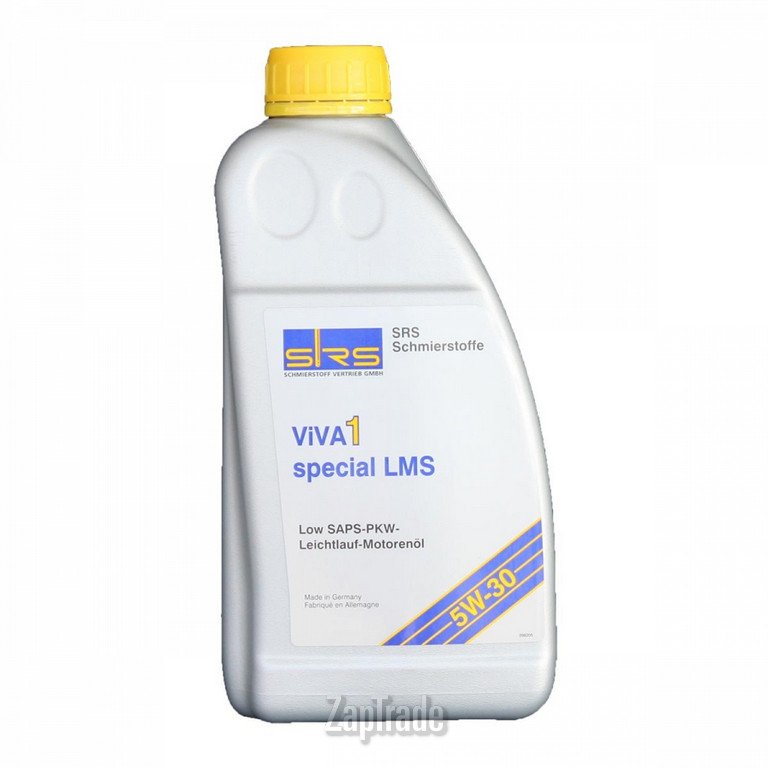 Купить моторное масло Srs VIVA 1 special LMS 5W-30 Синтетическое | Артикул 4033885001370