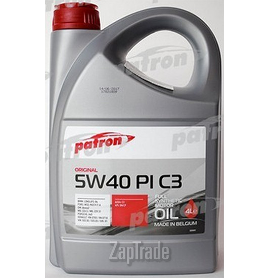 Купить моторное масло Patron ORIGINAL PI C3 Синтетическое | Артикул 5W40 PI C3 1L ORIGINAL