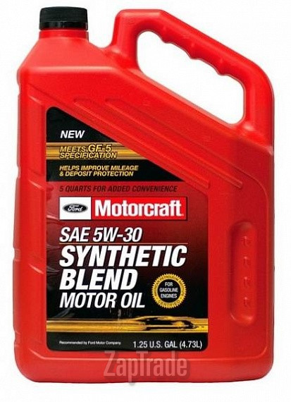 Купить моторное масло Ford Motorcraft Premium Synthetic Blend Полусинтетическое | Артикул XO-5W30-5QSP