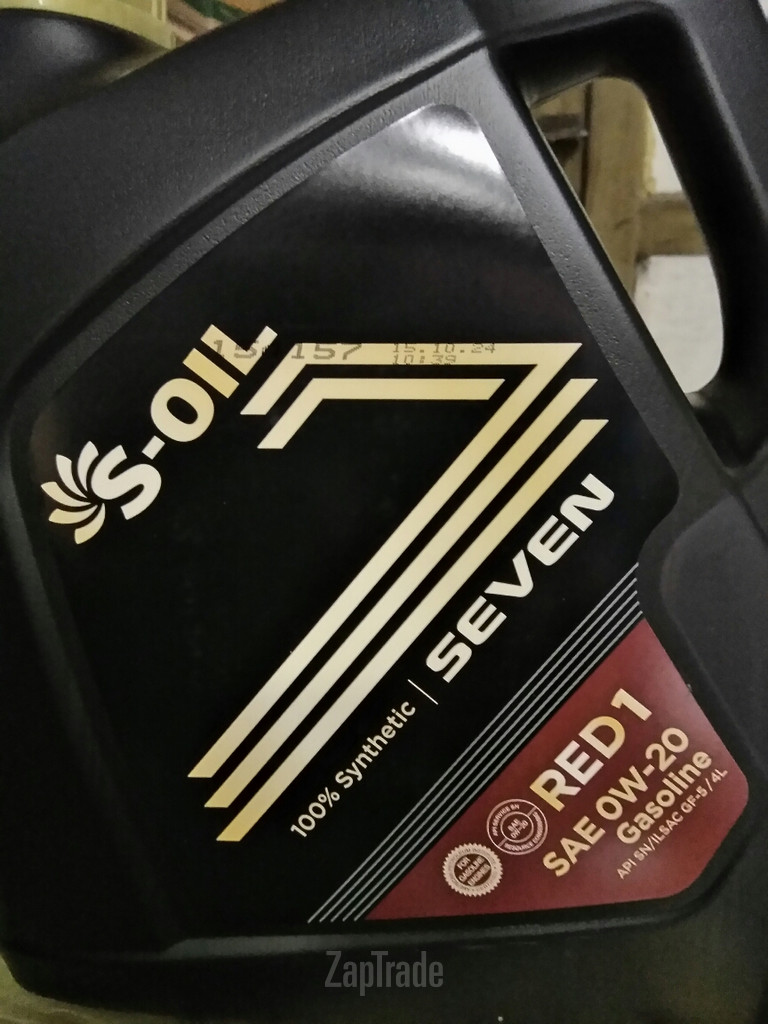 Купить моторное масло S-oil SEVEN RED1 Синтетическое | Артикул RED0W20_04