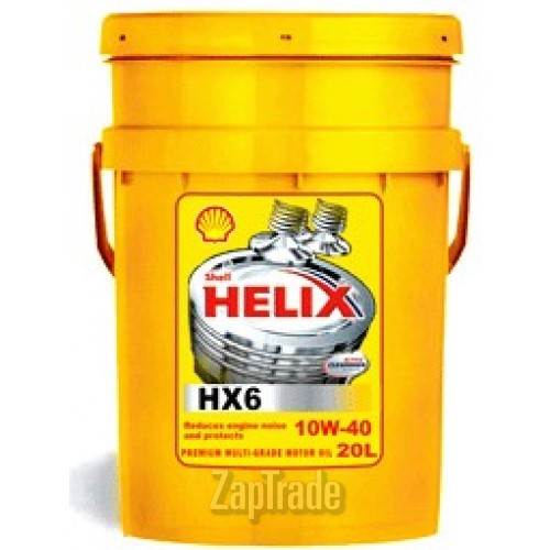 Купить моторное масло Shell Helix HX6 Полусинтетическое | Артикул 550039797