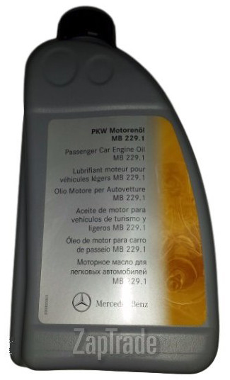 Купить моторное масло Mercedes-benz PKW Motorenol Полусинтетическое | Артикул A0009893301AAA6
