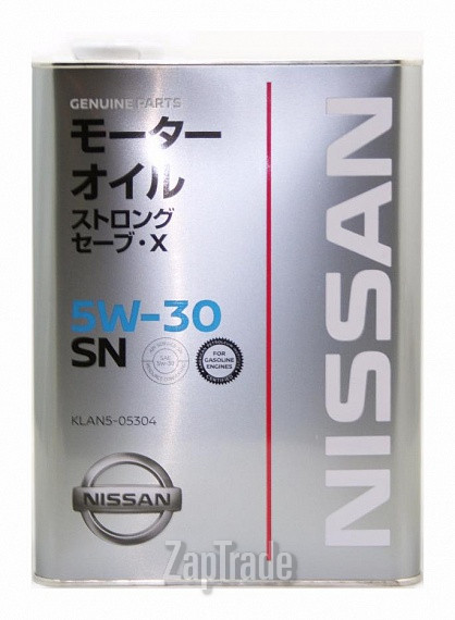 Купить моторное масло Nissan Strong Save X Синтетическое | Артикул KLAN5-05304