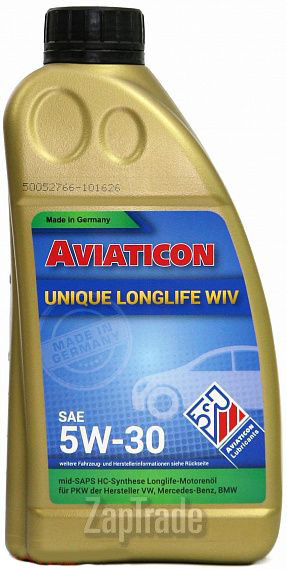 Купить моторное масло Finke Aviaticon Unique Longlife WIV Синтетическое | Артикул 50052766