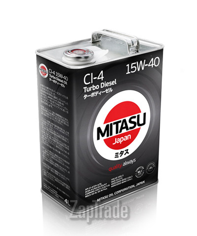 Купить моторное масло Mitasu TURBO DIESEL CI-4 15W40 | Артикул MJ2314