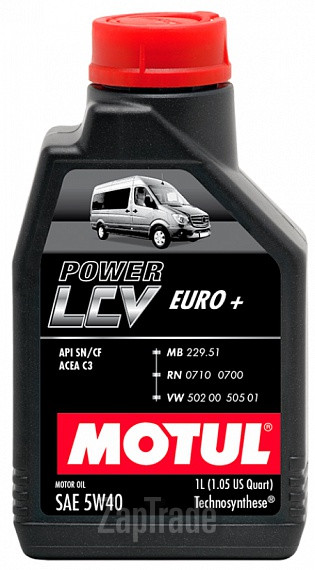 Купить моторное масло Motul Power LCV Euro+ Синтетическое | Артикул 106131