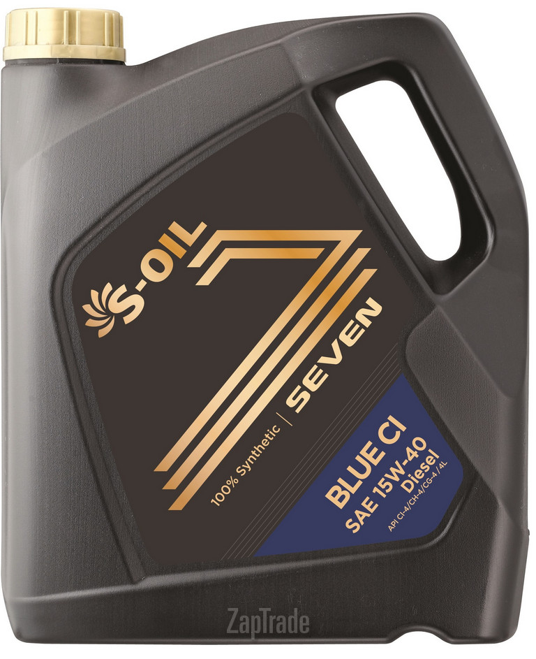 Купить моторное масло S-oil SEVEN BLUE CI Синтетическое | Артикул BL15W40_04