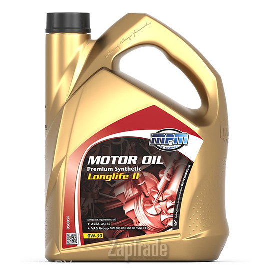Купить моторное масло Mpm oil Premium Synthetic Longlife II Синтетическое | Артикул 05005F