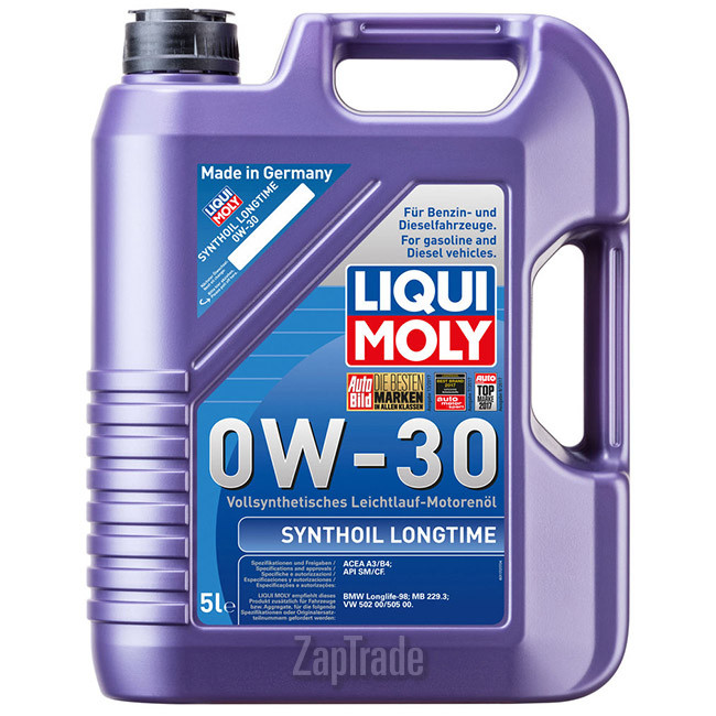 Купить моторное масло Liqui moly Synthoil Longtime Синтетическое | Артикул 8977