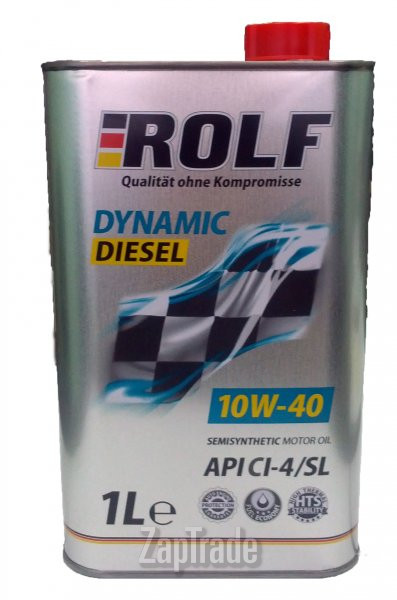 Купить моторное масло Rolf Dynamic Diesel 10W-40 Полусинтетическое | Артикул 322231