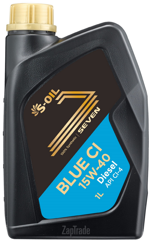 Купить моторное масло S-oil SEVEN BLUE CI Синтетическое | Артикул BL15W40_01