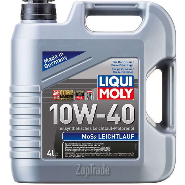 Купить моторное масло Liqui moly MoS2 Leichtlauf Полусинтетическое | Артикул 1917