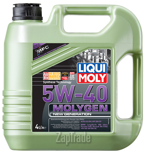 Купить моторное масло Liqui moly Molygen New Generation Синтетическое | Артикул 9054