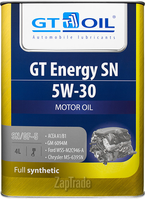Купить моторное масло Gt oil GT Energy SN Синтетическое | Артикул 8809059407257