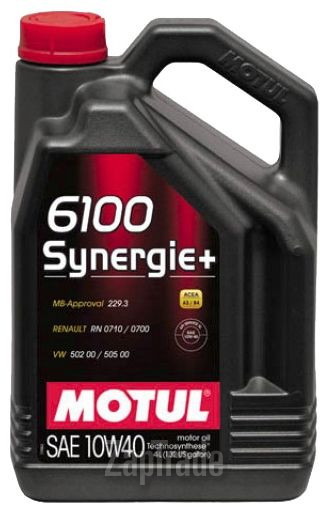 Купить моторное масло Motul 6100 Synergie+ Полусинтетическое | Артикул 101491