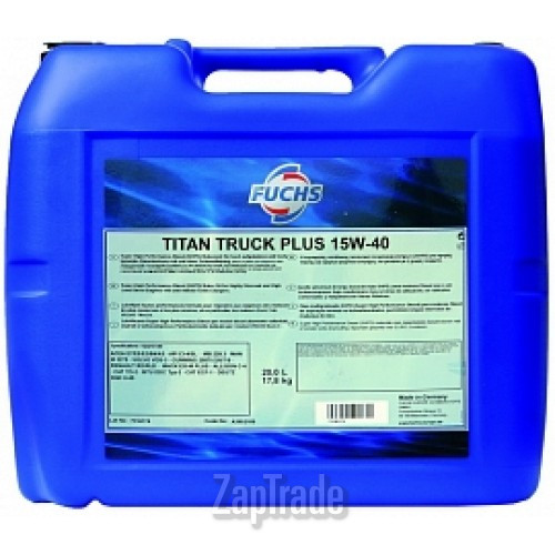 Купить моторное масло Fuchs TITAN TRUCK PLUS Минеральное | Артикул 600642600