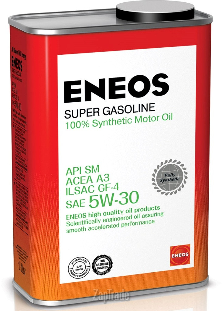 Купить моторное масло Eneos Super Gasoline SM Синтетическое | Артикул OIL4073