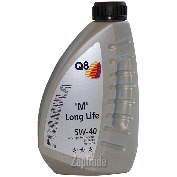 Купить моторное масло Q8 Formula M Long Life SAE 5W-40 Синтетическое | Артикул 101107901760