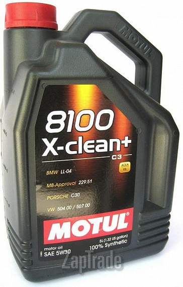 Купить моторное масло Motul 8100 X-clean+ Синтетическое | Артикул 106377