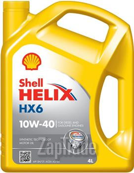 Купить моторное масло Shell Helix HX6 Полусинтетическое | Артикул 550040098