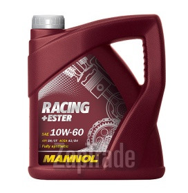 Купить моторное масло Mannol Racing+Ester 10W-60 (MN7902-4) Синтетическое | Артикул 4037